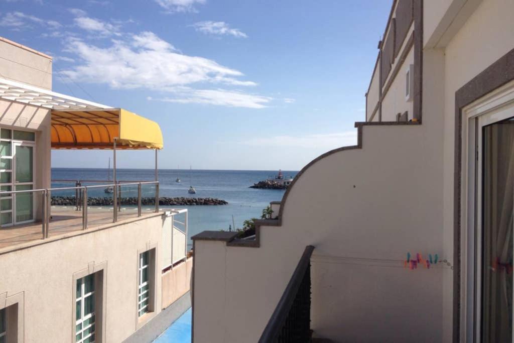 Schoene Wohnung Direkt Am Meer Mit Meerblick, Wlan Puerto De Mogan Zewnętrze zdjęcie